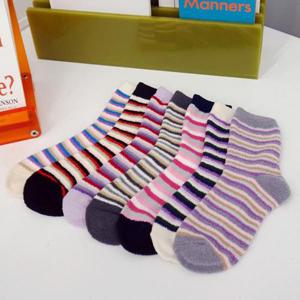 [리빌모아]국산 여성 랜덤 스트라이프 수면양말 5켤레 세트 무료배송 DBSW-SOC-Q107
