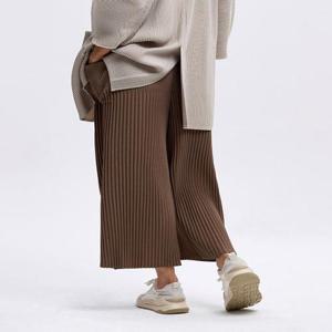 [플리츠미][최초가 158000원] 투 티어드 플리츠 아웃 포켓 와이드 팬츠_EPPTF325001