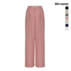 미르바네스 간절기 여유핏 밴딩 슬랙스