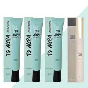 타투그리모 아우라 두피 물들임 30ml 3개 흑갈색+헤어라이너 1개