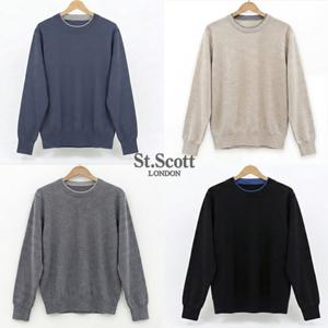 [St.Scott] 세인트 26SS 멜팅터치 컬러 블록 니트 4종(남)