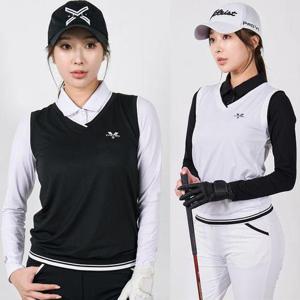 [럽인골프]투빅토리 스텐다드 V넥 메쉬조끼 여성골프웨어
