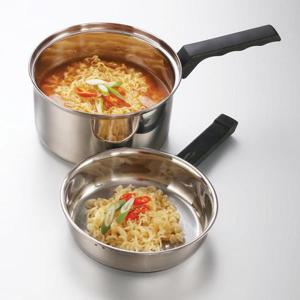 키친아트 스텐 라면냄비 캠핑 편수냄비 16cm