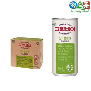 갤러리아_[정식품]그린비아 당뇨솔루션 당환자식 저당 200mlx30캔