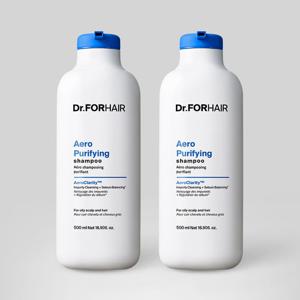 [닥터포헤어] 지성두피 딥클렌징 에어로 퓨리파잉 샴푸 500mlx2
