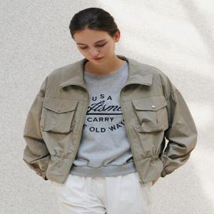 [보니스팍스]아웃포켓 포인트 하이넥 야상 자켓 (XP3JK010L0)