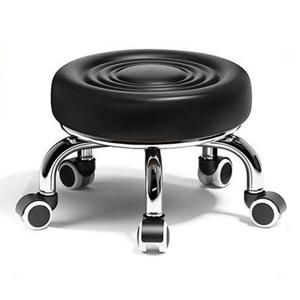 바퀴회전의자 앉은뱅이 회전의자 이동의자 블랙 J658