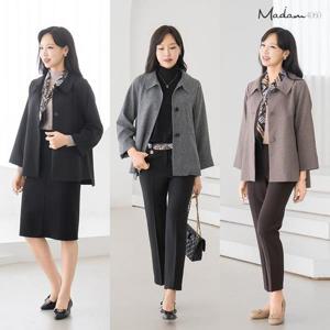 [마담4060]A라인 자켓+스카프(총2종)