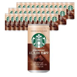 [스타벅스]동서 스타벅스 시그니처 초콜릿 200ml X 36캔 초코음료 (43599397)