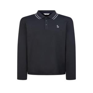 헤지스 골프 남성 네이비 단색 긴팔폴로티셔츠  (WPTS5A111N3)