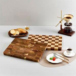 [로얄튜더] 모던 엔드그레인 브릭 / 체크 도마