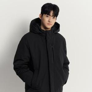 [FW25]논퀼팅 다운 재킷 - 블랙 :BC5X38C265