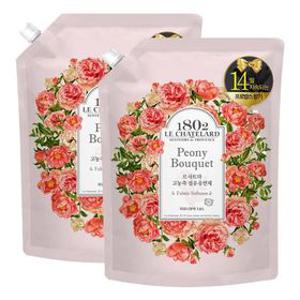 르샤트라 고농축 섬유유연제 피오니부케 1.6L 2개