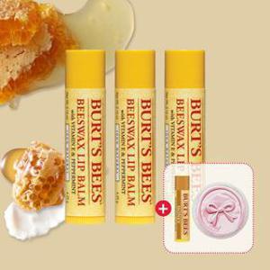 [APP 전용] [버츠비공식]버츠비 인기 립밤 트리오 5종 택1 (+립밤 랜덤,그립톡 증정)