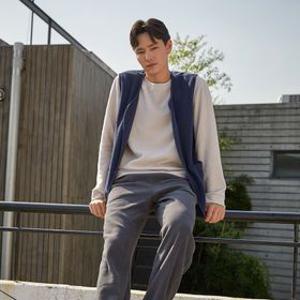 [하비] 3종/5종세트 남성 플리스기모 상하세트 조끼포함 방한홈웨어 캠핑복