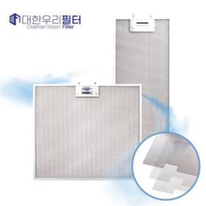 대한우리필터 하츠 주방 가스렌지 환풍기 3중망 교환 후드필터