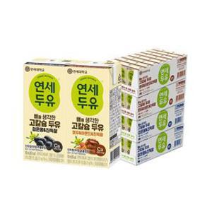 연세두유 뼈를 생각한 고칼슘두유 진득찰 180ml 총 96팩