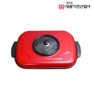대원가전산업사 DW-500BP 다이아몬드코팅 잔치팬 전기그릴 M자열선 국산