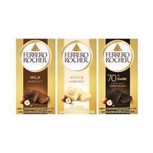 페레로로쉐 바 초콜릿 3종 밀크/다크/화이트 90g 6개+3개 골라담기