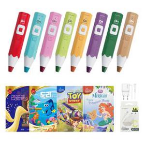 레인보우세이펜 32G(4세대 레인온펜 RTR-4000BS)+디즈니명작4권(한글영어)+충전기