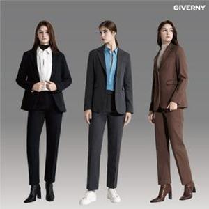 지베르니 25FW 여성 융기모 겨울 수트셋업