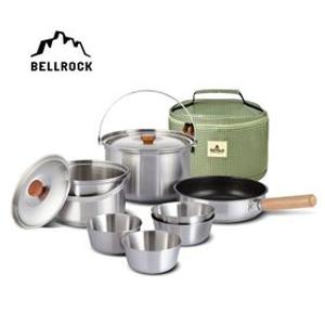 벨락 S9 코펠 세트 코팅팬 구성 스텐레스 304 코펠 식기 3중 바닥