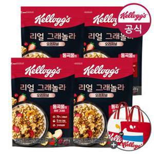 켈로그 시리얼 리얼 그래놀라 400g x 4개 + 타포린백 외 특가 구성