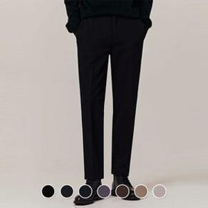 [APP전용] [정상가:59,800원] 112915 브러시드 테이퍼드 히든밴딩 슬랙스