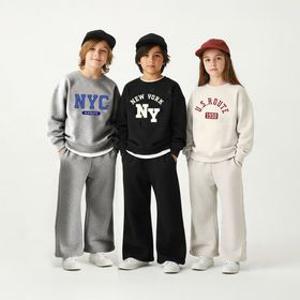 [인디고뱅크키즈] 앤드 셋업 와이드 스웨트 팬츠 (세미와이드) IKTM25WE2_7358