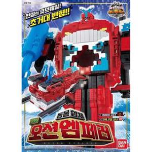 반다이 파워레인저 애니멀포스 DX 오션엠페러 로봇완구 혼합색상 1개