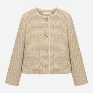 레이스 트리밍 트위드 자켓 T258MJK239W