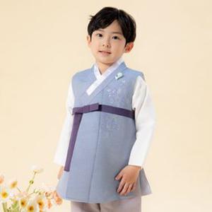 다온라인 남아 유아 아동 돌 아기 한복 세트