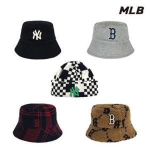 [MLB 매장정품 X 무료배송 특가] 성인 체커보드 비니 3ABNS0226/ 리버시블 체크 버킷햇 3AHTCW116 외 5종 택1