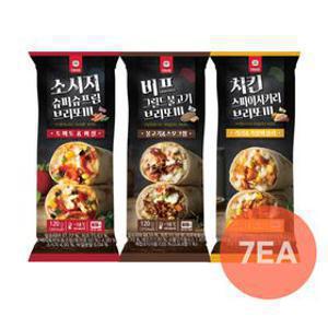 [딜크릿] 천일식품 브리또 4종 7개 골라담기 (120gx7개)