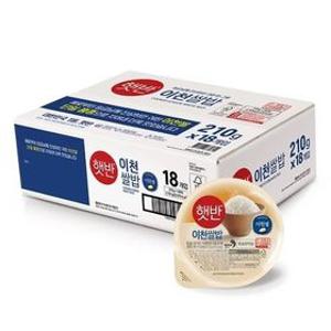 빠른배송  햇반 이천쌀밥 210g x 18개 즉석밥 오뚜기밥 코스트코