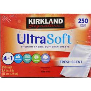 커클랜드 건조기시트 드라이시트 시트형 섬유유연제 250매 1팩 코스트코