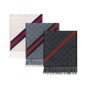 [구찌] [롯데직매입]  GG 울100 머플러 (570603)