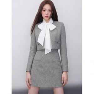 [라인어디션]리본타이 자켓 원피스(이성경 착용) NWOPOK0100