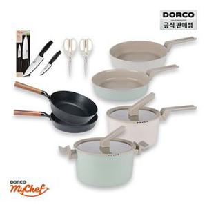 도루코 설맞이 코팅3관왕 IH인덕션팬냄비 칼가위 모음전