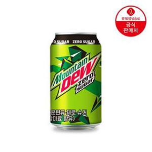 [딜크릿]마운틴듀 제로슈거 355ml*24캔