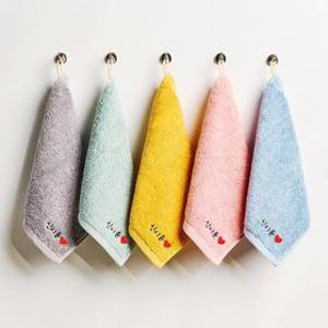 [30%쿠폰가 15,960원]무형광 40수 유치원 어린이집 고리수건 5장 + 무료이름자수