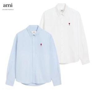 [AMI] 아미 스몰 하트 옥스포드 셔츠