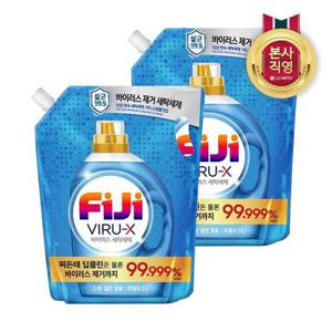 피지 바이럭스 항균 살균 세탁세제 프레쉬향 리필 2L x 2개