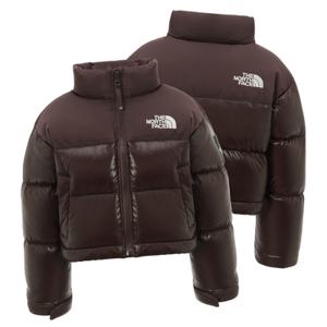 [매장판] 노스페이스 키즈 눕시 노벨티 숏 패딩 다운 자켓 브라운 NJ1DR68T