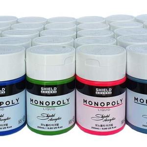 쉴드 아크릴물감 250ml/ 펄 메탈 형광 대용량 보조제 그림 학교 학원 미술 학습준비물 인테리어 리폼 디자인재료