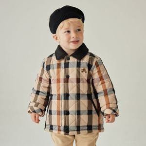 닥스베이비 베어 자수 퀼팅 자켓 (베이지) EVF25JP01M_BG