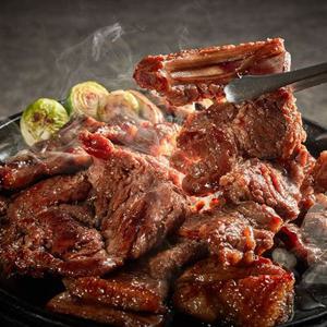 [쌍교숯불갈비] 담양 한돈 숯불 양념 돼지 갈비 1kg