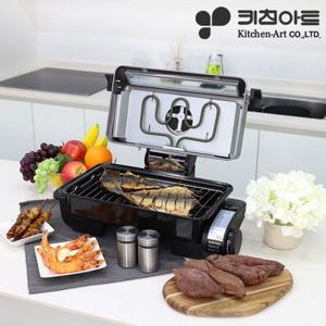 [최종가 60,190원] 키친아트 허브 양면구이 멀티 생선그릴 KAG-9292 / 세라믹필터 타이머기능