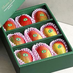 썬리지 직수입 달콤쫀득 프리미엄 페루산 애플망고 선물세트 3.5kg (6-9과)