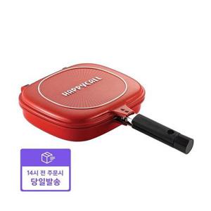 [해피콜] [빠른배송] 오리진 멀티 생선 양면팬 레드